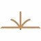 Ekena Millwork Redmond Smooth Timber Gable Bracket, Western Red Cedar, 84"W x 35"H x 3 1/2"D x 3 1/2"F, 10/12 Pitch GBW084X35X0404RED00SWR - alternate 1